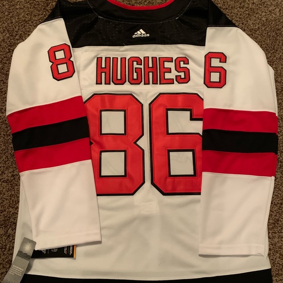 jack hughes adidas jersey